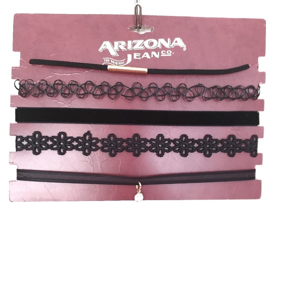 Arizona Jean Company Jewelry - NWT choker bundle black